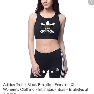 Adidas halter top sports bra